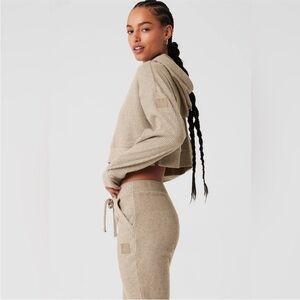 Alo Muse Set- gravel heather size L